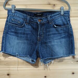 J Brand Shorts Womens 28 Blue The Cut Off Short Clear View 3" Inseam
